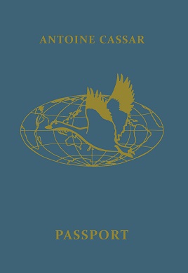 PASSPORT, available '... in ocean blue, or dried blood red, or coal black ready for burning, the choice is yours ...'