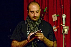 Presentazione di 'Passaporto', Caffè Fandango, Roma, gennaio 2010. © Iolanda Frisina