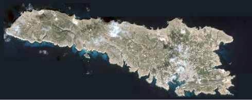 Lampedusa from space